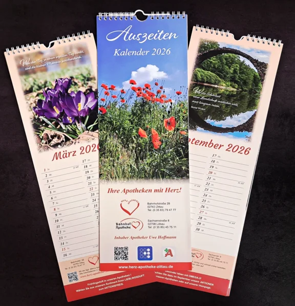 Jahreskalender der Apotheke