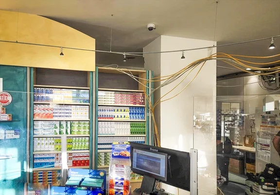 Baustellenfoto der Herz-Apotheke